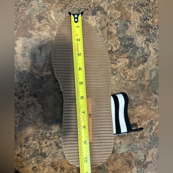 Alexander Wang Dylan High Ankle Sock Espadrilles Booties Black Sneaker Size 38 - Picture 10 of 11